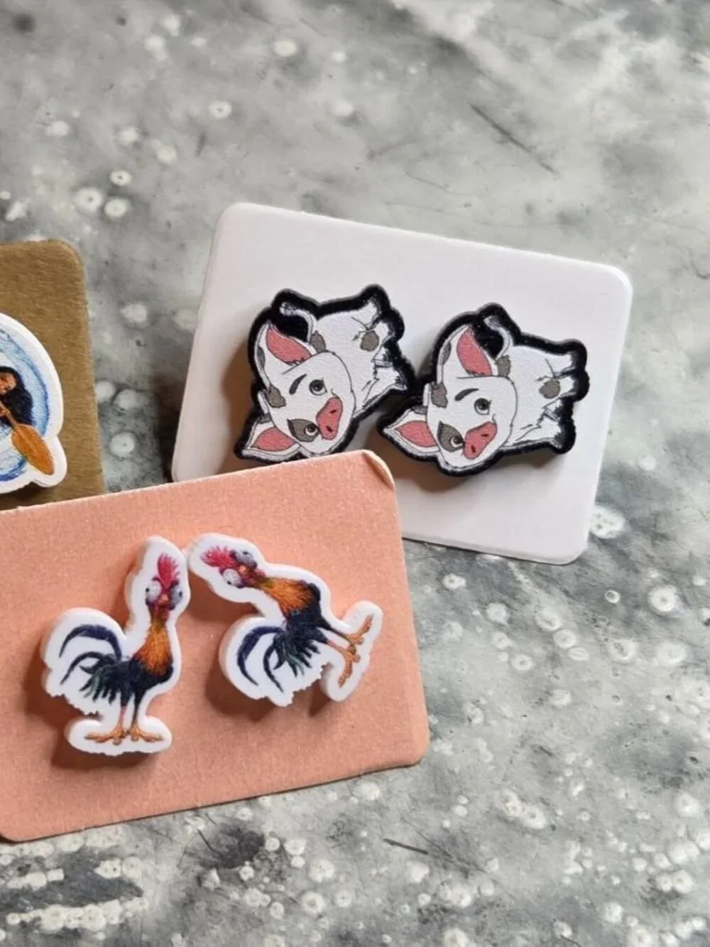 Moana Set of 3 Stud Earrings